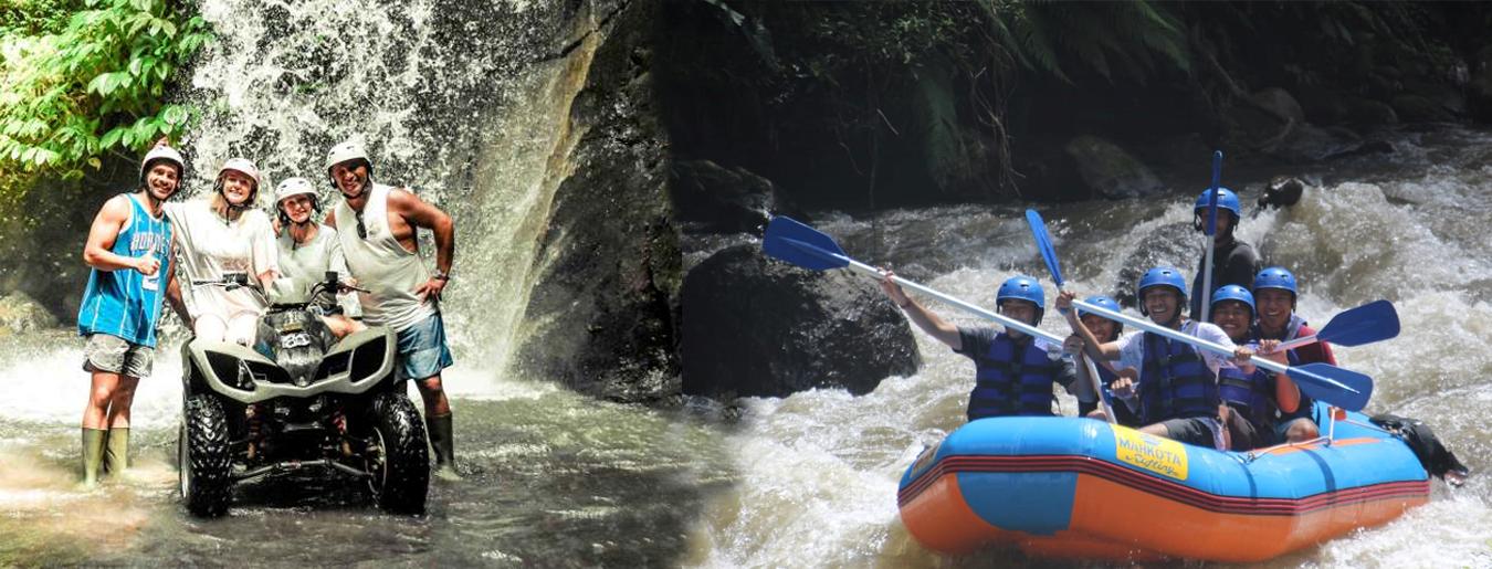 Combo Bali ATV Quad Bike North Ubud and Ayung Rafting Tour 2 White Water Rafting Bali