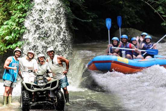 Combo Bali ATV Quad Bike North Ubud and Ayung Rafting Tour 2