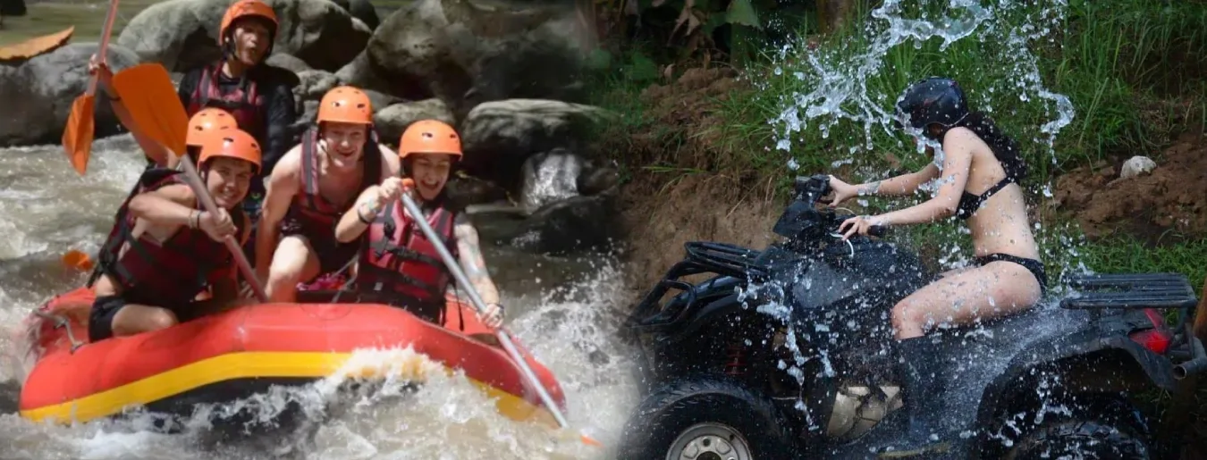 Combo Bali ATV Quad Bike South Ubud and Ayung Rafting Tour 2 Combo Bali ATV Quad Bike and Ayung White Water Rafting Tour