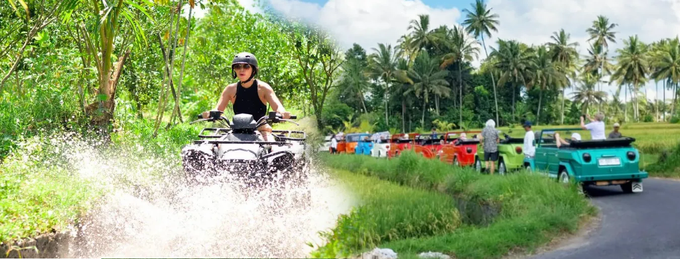Combo Bali ATV Quad Bike South Ubud and VW (Volkswagen) Safari Tour 2 Combo Bali ATV Quad Bike South Ubud and VW (Volkswagen) Safari Tour